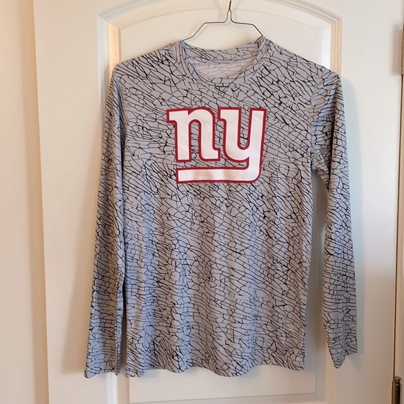 NFL Other - 🦋EUC NY Giants athletic quick dry long sleeved tee - L 14/16